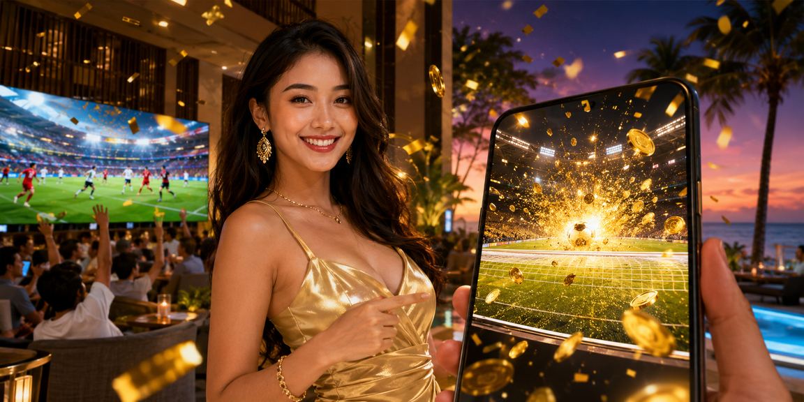 Peminat bola sepak Malaysia menonton dan bertaruh perlawanan langsung di ibayar88